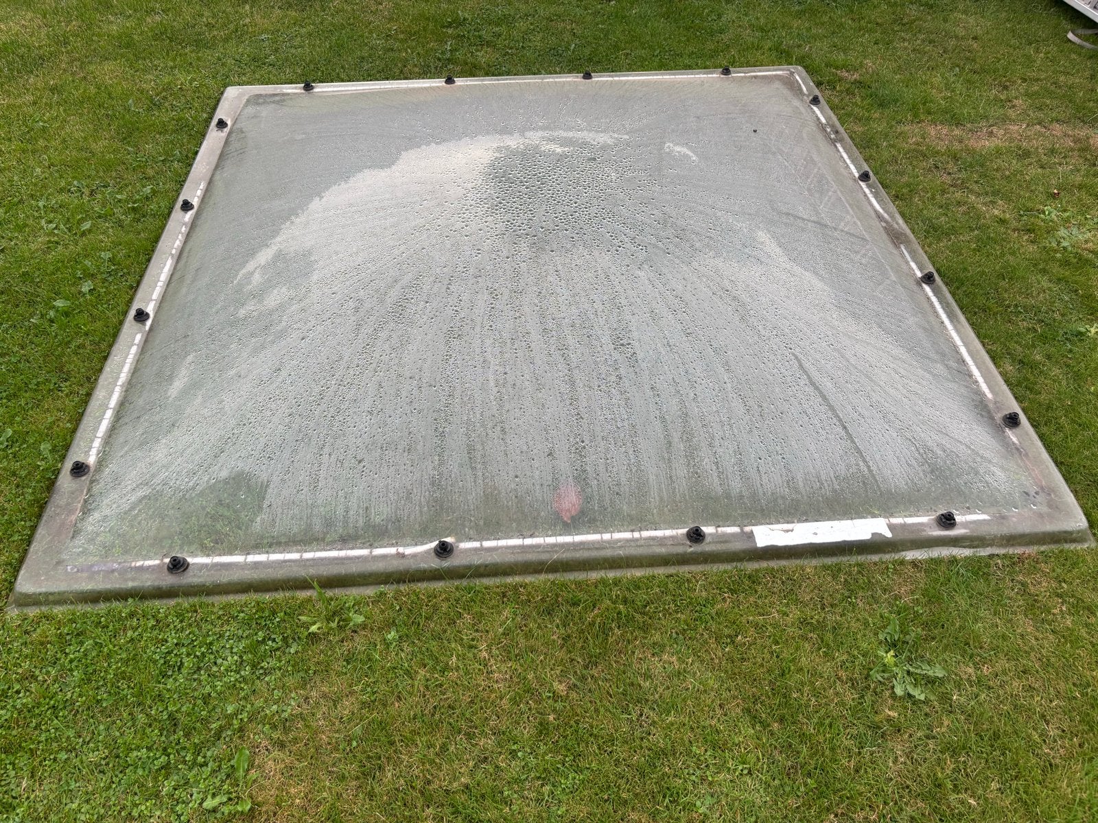 Lichtkoepel vierkant (2m), Ophalen, Gebruikt, 160 cm of meer, Dakraam