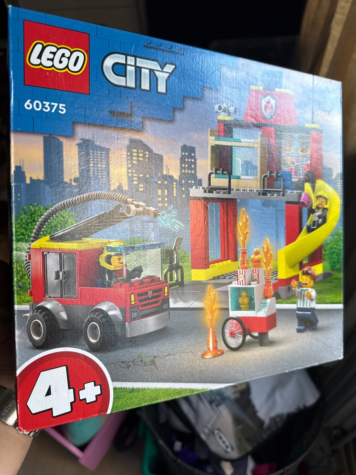 LEGO City 60375 Brandweerkazerne en Brandweerwagen, City, Lego, Nieuw, Ophalen of Verzenden