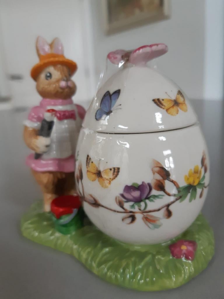 Paasei Villeroy en Boch Bunny Tales Anna nieuw, Ophalen of Verzenden, Nieuw