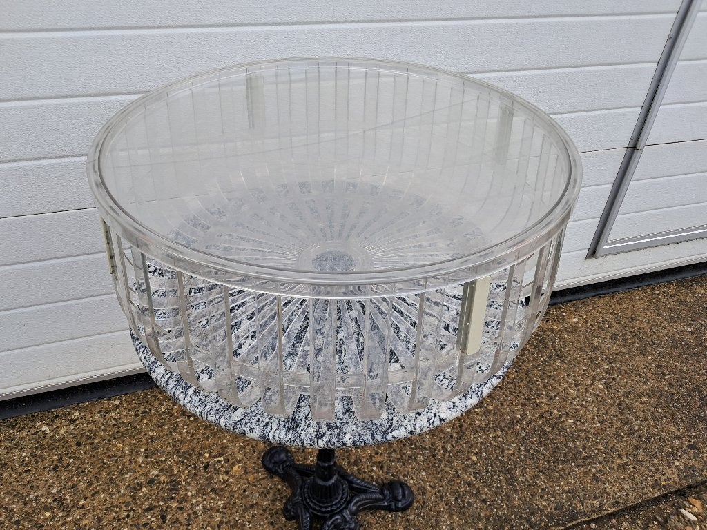 Kartell Panier salontafel/bijzettafel 61 cm doorsnede, Huis en Inrichting, Tafels | Salontafels, Ophalen, Kunststof, Gebruikt