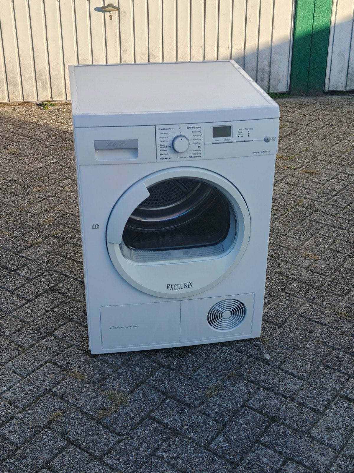 Siemens Exclusiv warmtepompdroger 7kg A++ in goede staat., Witgoed en Apparatuur, Ophalen, 6 tot 8 kg, Gebruikt, Anti-kreukfase