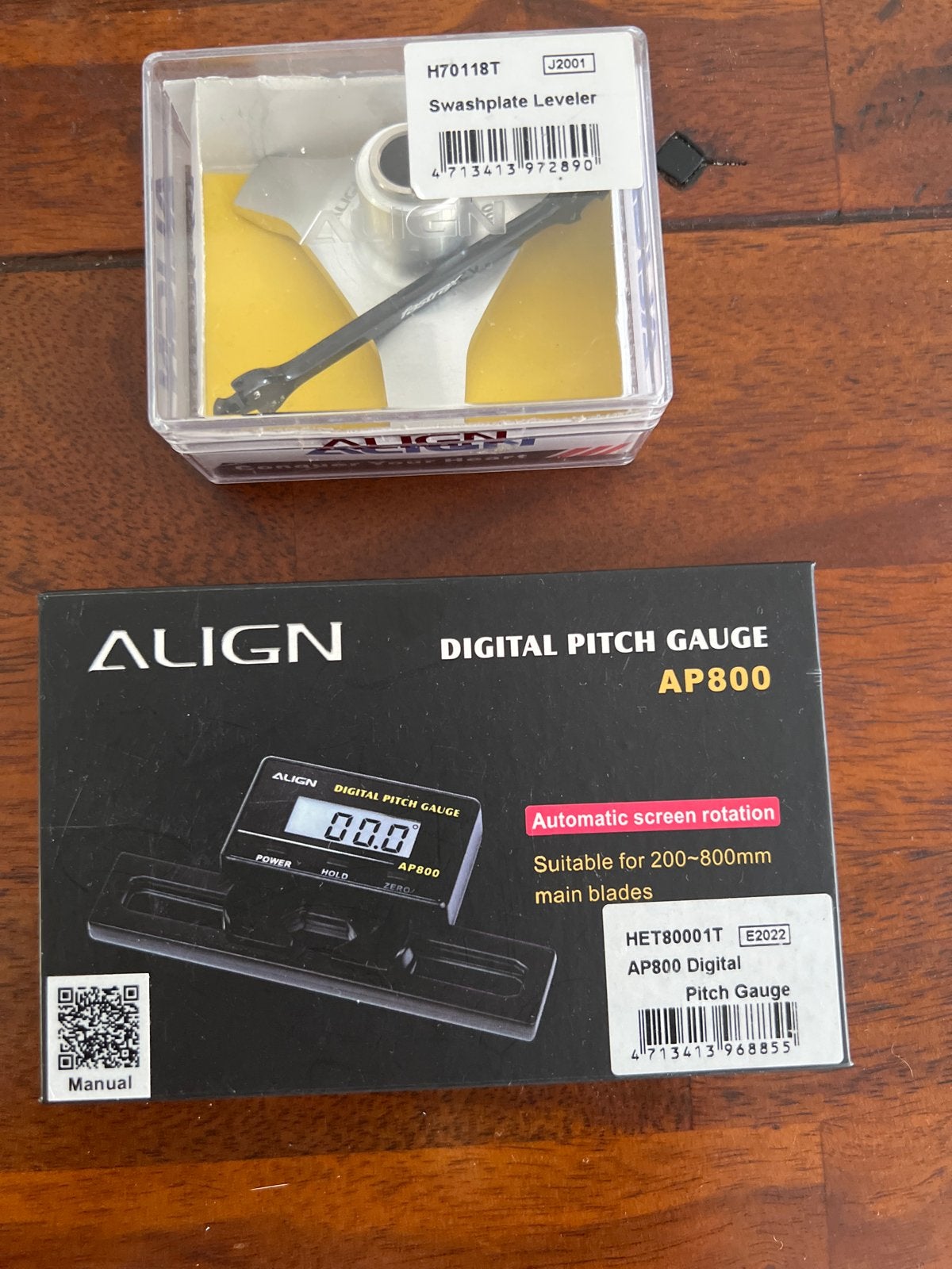 ALIGN Swashplate Leveler & Digitale Pitch Gauge AP800, Hobby en Vrije tijd, Modelbouw | Radiografisch | Helikopters en Quadcopters