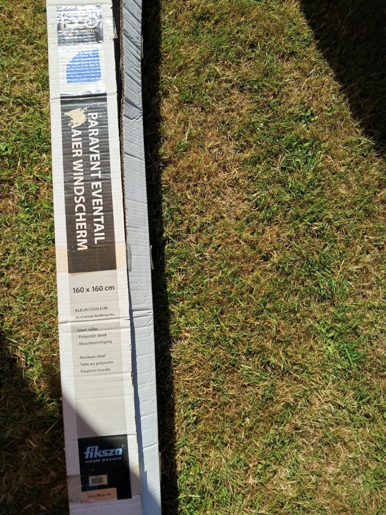 Nieuw windscherm 160x160 cm met handleiding, Ophalen