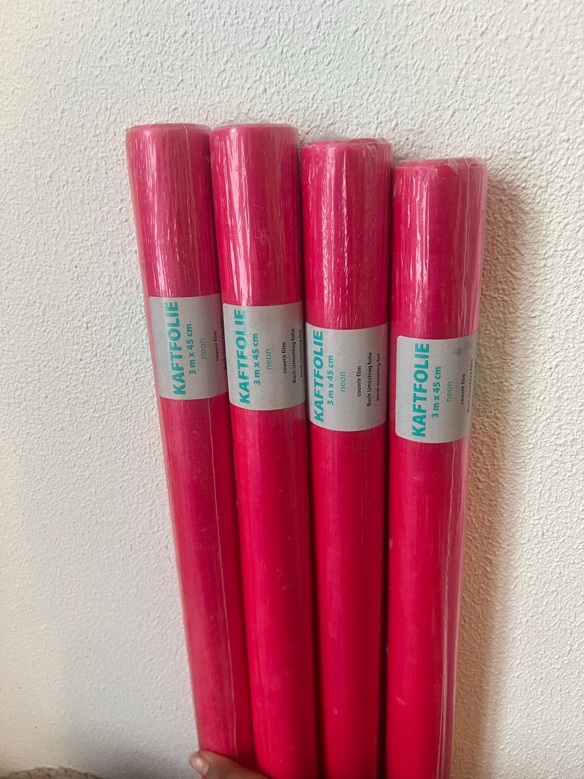 Kaftfolie neon roze - Gloednieuw, Ophalen of Verzenden, Nieuw