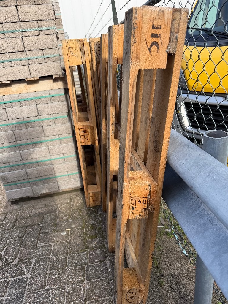 5 Euro pallets, Ophalen, Gebruikt, 50 mm of meer, Pallet