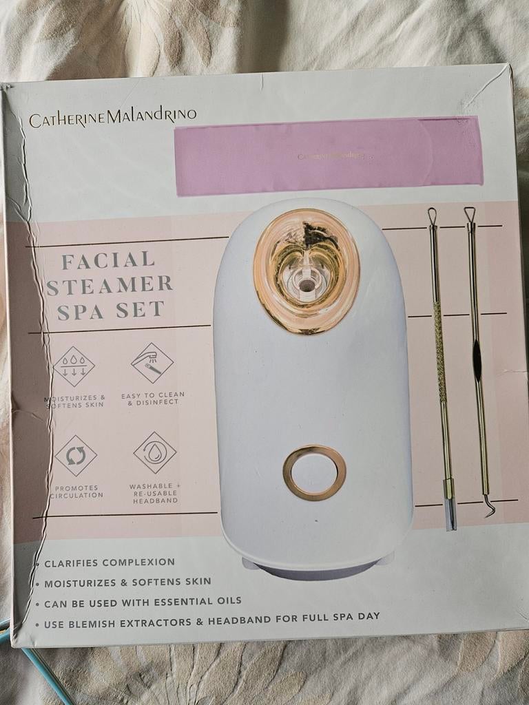 Catherine Malandrino Facial Steamer Spa Set - Nieuw, Ophalen