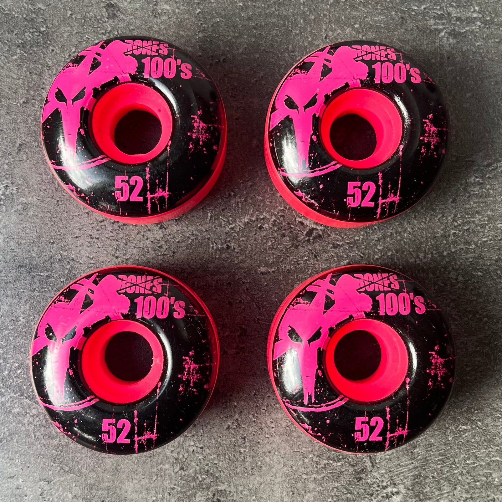 Bones 52mm skateboard wielen, Verzenden, Zo goed als nieuw, Skateboard