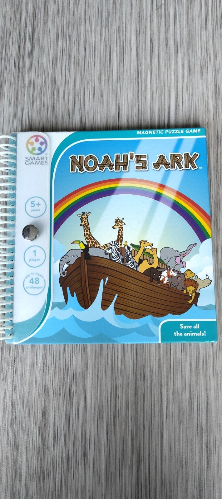 Smart Games Noah's Ark Magnetisch Puzzelspel 5+ jaar, Ophalen of Verzenden, 10 tot 50 stukjes, Zo goed als nieuw, 4 tot 6 jaar