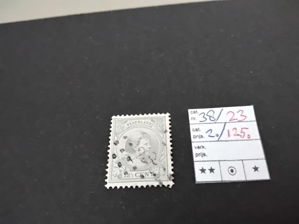 Betere Puntstempels KW III én Wilhelmina Hangend Haar, Postzegels en Munten, Postzegels | Nederland, Verzenden