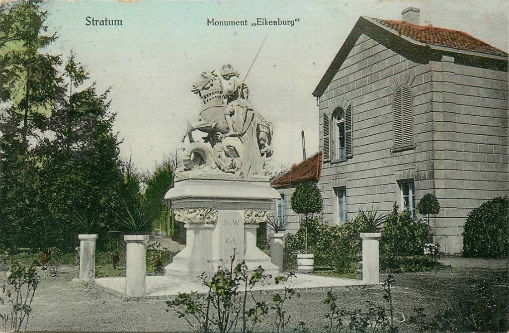 388-538-037 Stratum Monument Eikenburg, Verzenden, Voor 1920, Noord-Brabant