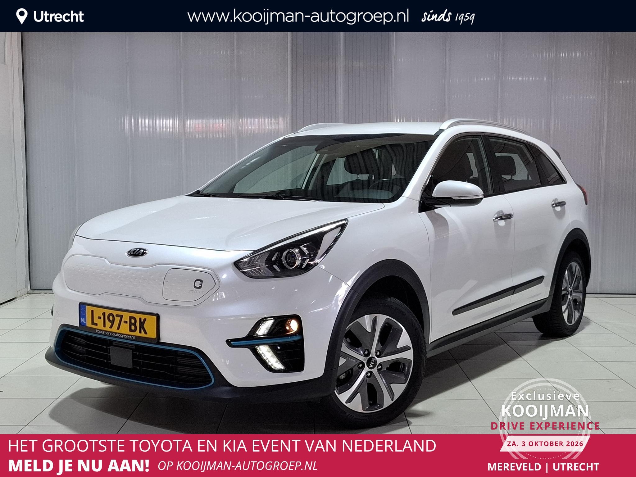 Kia e-Niro DynamicLine 64 kWh SOH 100% , 100% EV, Super accu