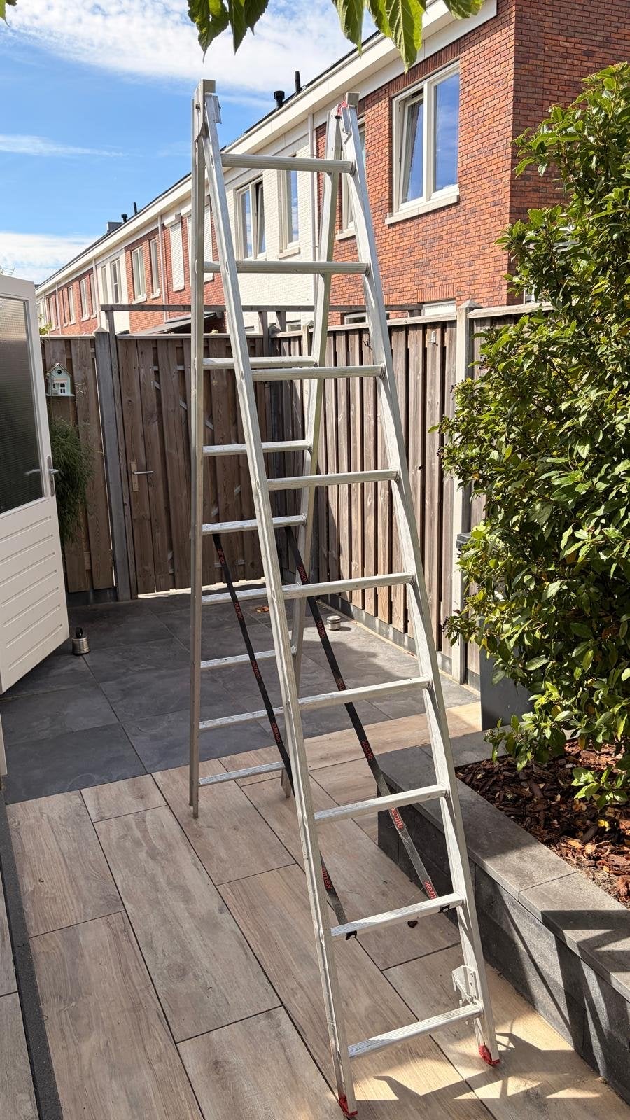 Altrex Reformladder All Round 3x9 treden - 6,31m, Doe-het-zelf en Verbouw, Ladders en Trappen, Ophalen, Gebruikt, Ladder, Opvouwbaar of Inschuifbaar