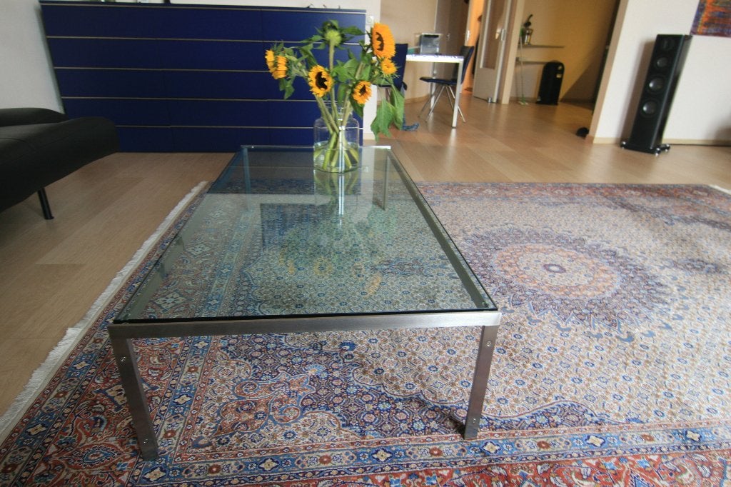 salon tafel, Huis en Inrichting, Tafels | Salontafels, Ophalen, Gebruikt, 100 tot 150 cm, 50 tot 100 cm