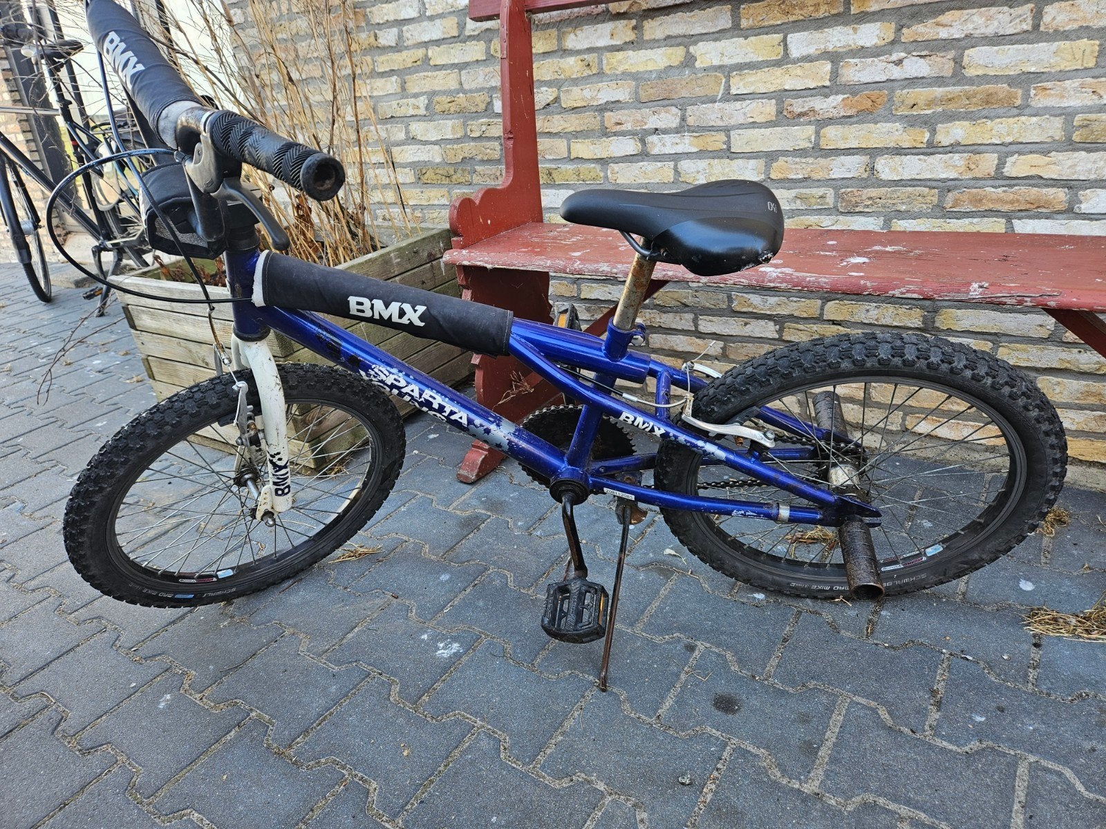 Stoere Sparta BMX fiets met voetsteunen, Ophalen, Sparta, Gebruikt, Staal