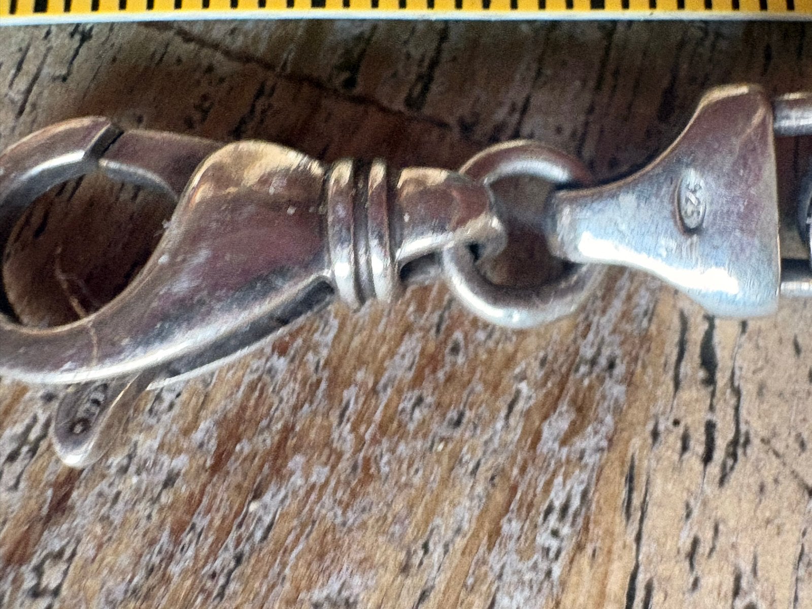 Zilveren ketting - Koningsschakel - 925 zilver, Ophalen of Verzenden, Gebruikt, Zilver