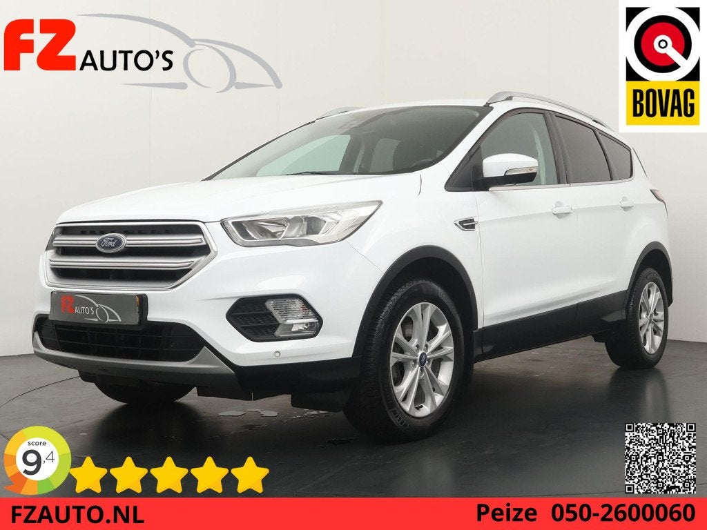 Ford Kuga 1.5 EcoBoost Titanium - Navigatie - Stoelverwarmin, Automatische klimaatregeling, Euro 6, 4 cilinders, Leder en Stof