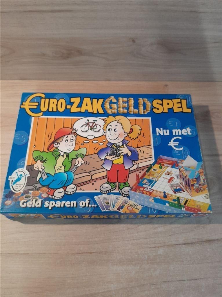 euro zakgeld spel - s6219, Hobby en Vrije tijd, Gezelschapsspellen | Bordspellen, Verzenden, Zo goed als nieuw