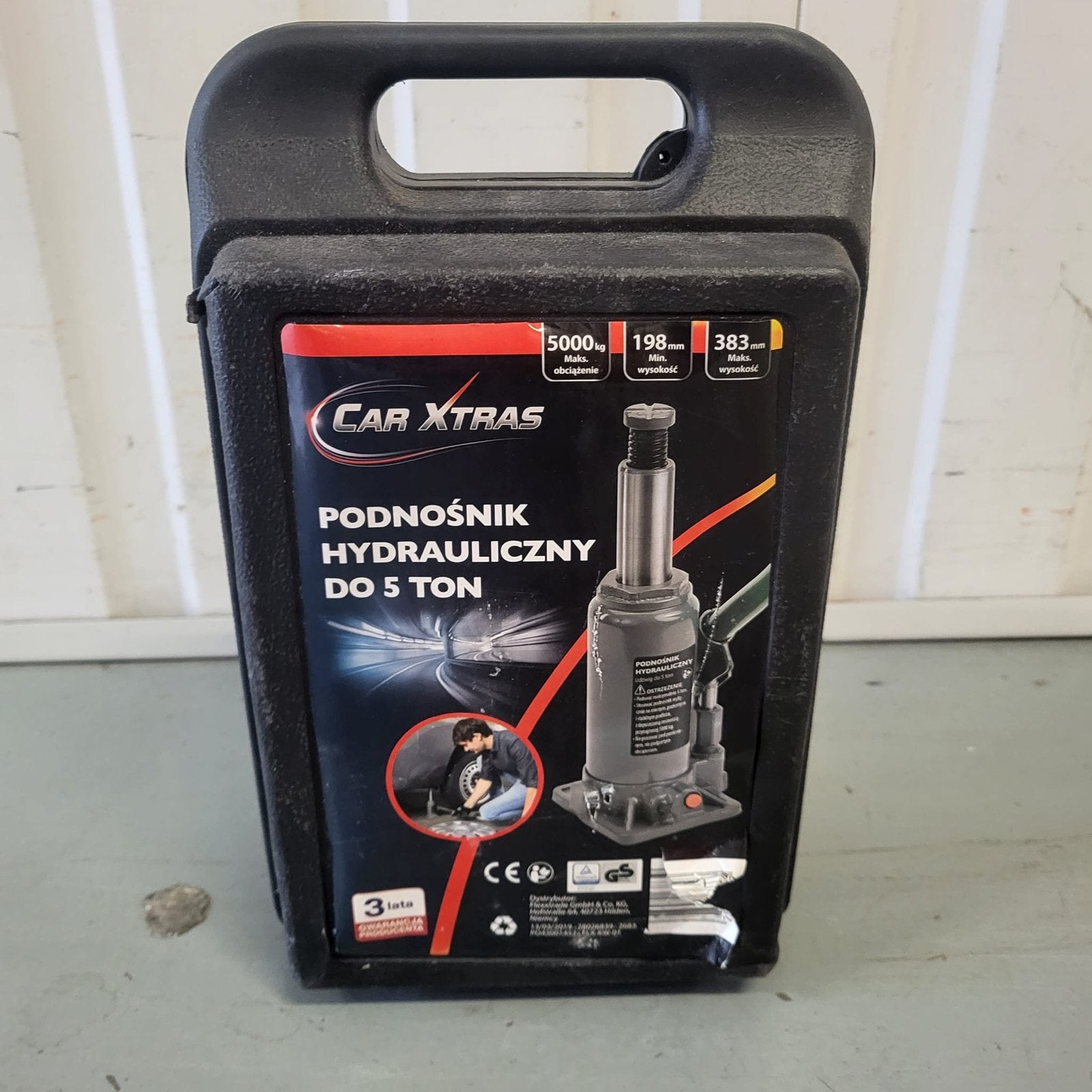 Car Xtras Hydraulische Potkrik 5 Ton - Nieuw in doos, Auto diversen, Krikken, Ophalen of Verzenden, Nieuw, Hydraulisch, Potkrik