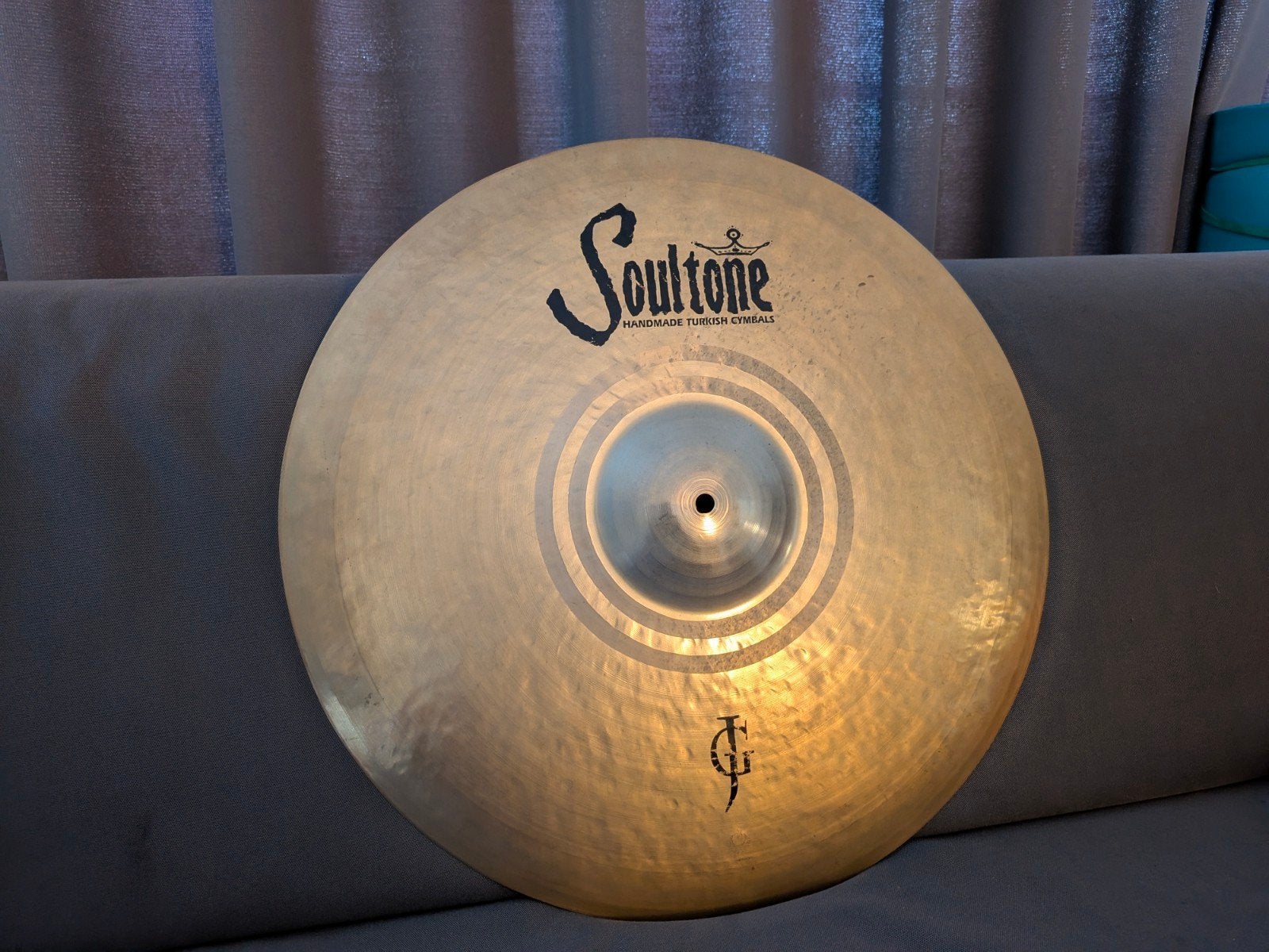 Soultone 21" JG Crash Ride Bekken, Ophalen of Verzenden, Gebruikt, Overige merken