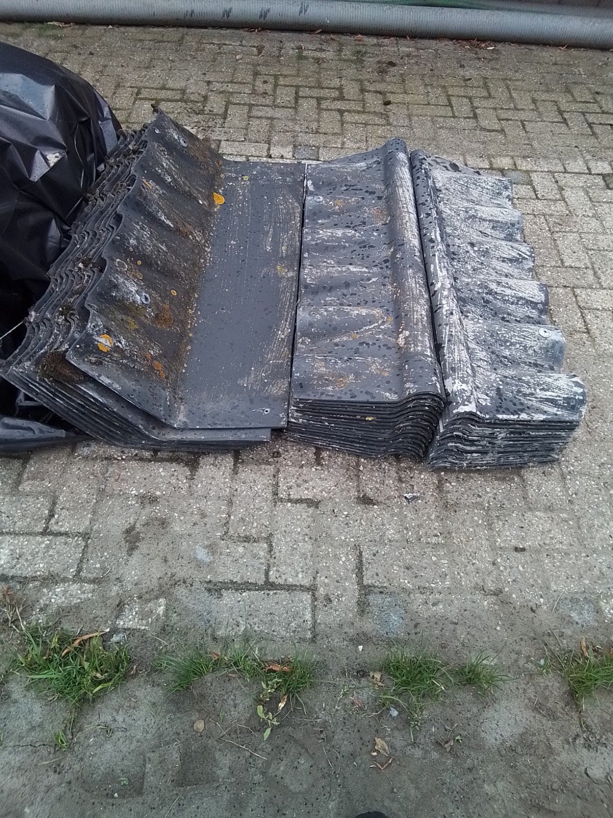asbest vrije nokstukken, Doe-het-zelf en Verbouw, Dakpannen en Dakbedekking, Ophalen, Overige materialen, Zwart, 15 m² of meer