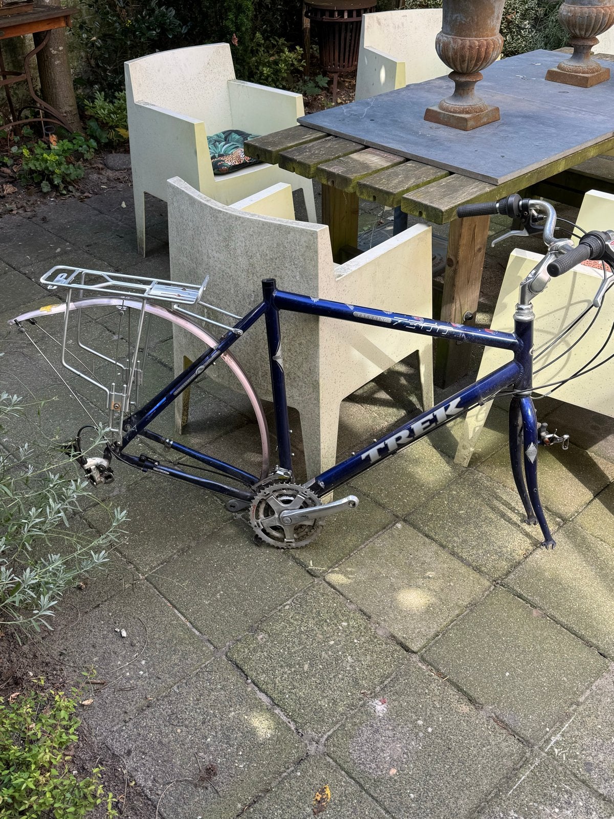 Gratis fiets frame - Trek (oud ijzer), Ophalen, Frame, Gebruikt, Staal