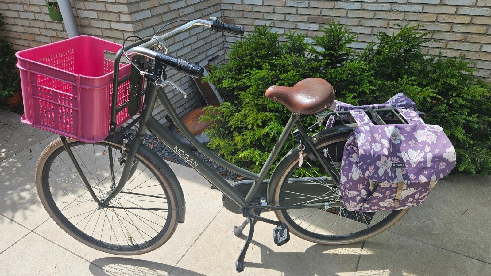 Nogan damesfiets 28 inch, Overige merken, Gebruikt, Versnellingen, 56 cm of meer