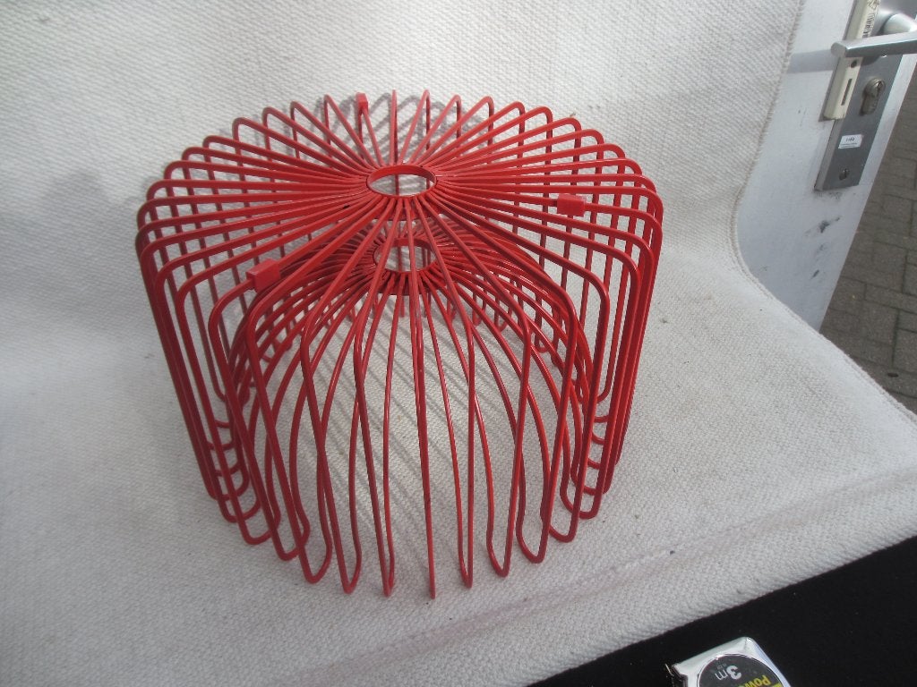 Vintage Ikea Ehlen Johansson Fruitschaal/Lamp, Ophalen of Verzenden, Gebruikt, Metaal