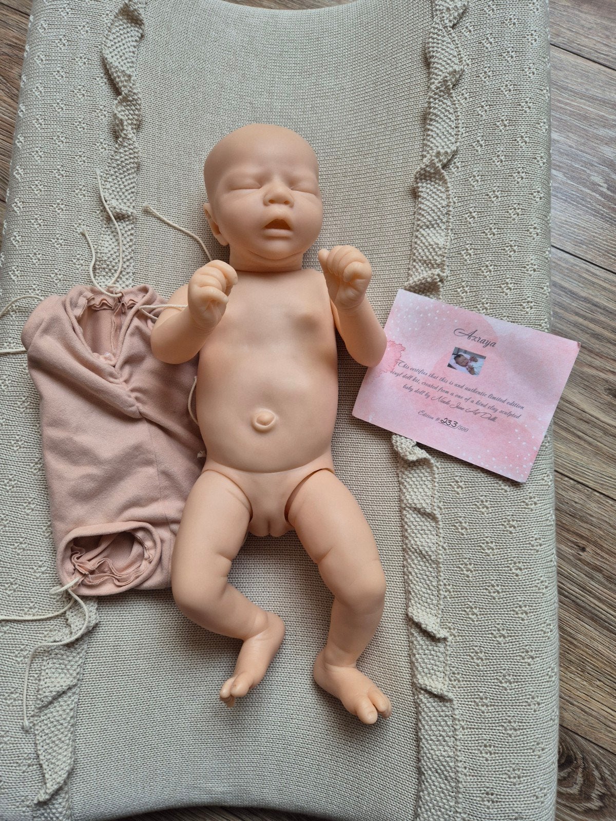 Reborn blanke kits - origineel!!, Ophalen of Verzenden, Nieuw, Pop, Levensecht of Reborn
