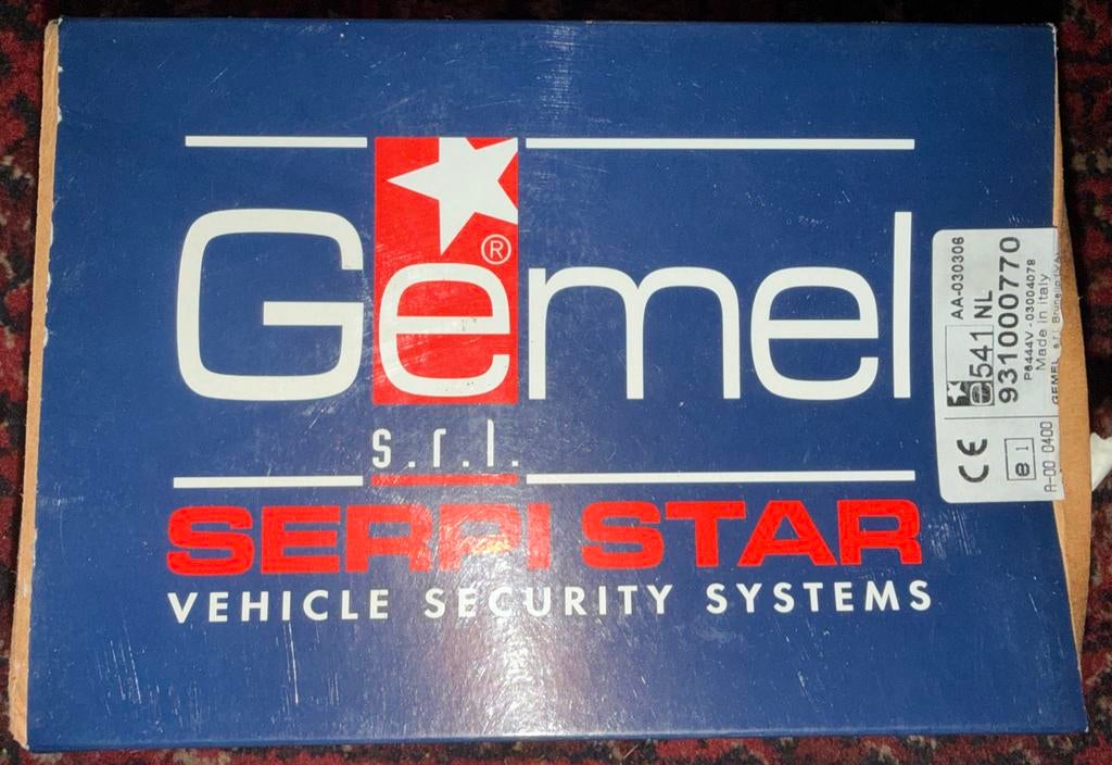 Nieuwe Gemel Serpi Star E540 Line Autoalarm, Auto diversen, Anti-diefstal, Ophalen of Verzenden, Nieuw