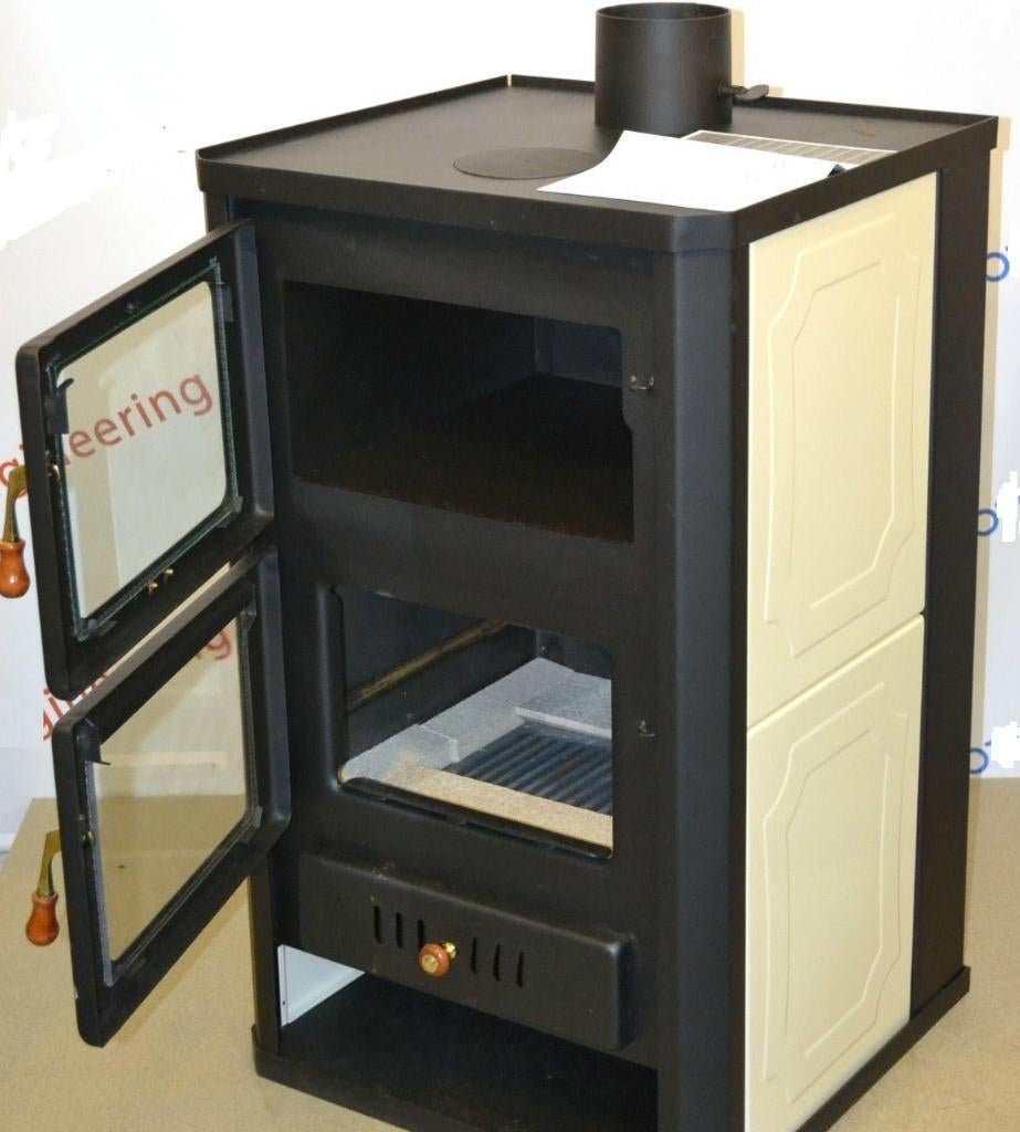 Prity FG W15 CV Houtkachel met Oven HR Houtkachel CV-Functie, 30 tot 80 cm, Radiator, Nieuw, Ophalen of Verzenden