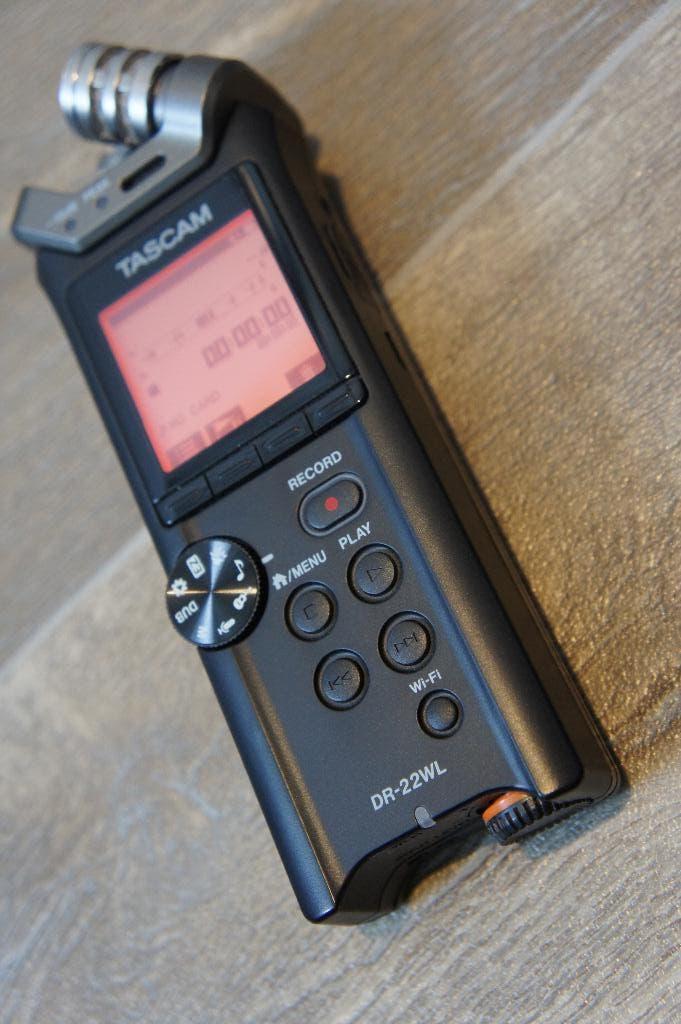 Tascam DR-22WL Draagbare Audio Recorder, Audio, Tv en Foto, Professionele Audio-, Tv- en Video-apparatuur, Ophalen of Verzenden