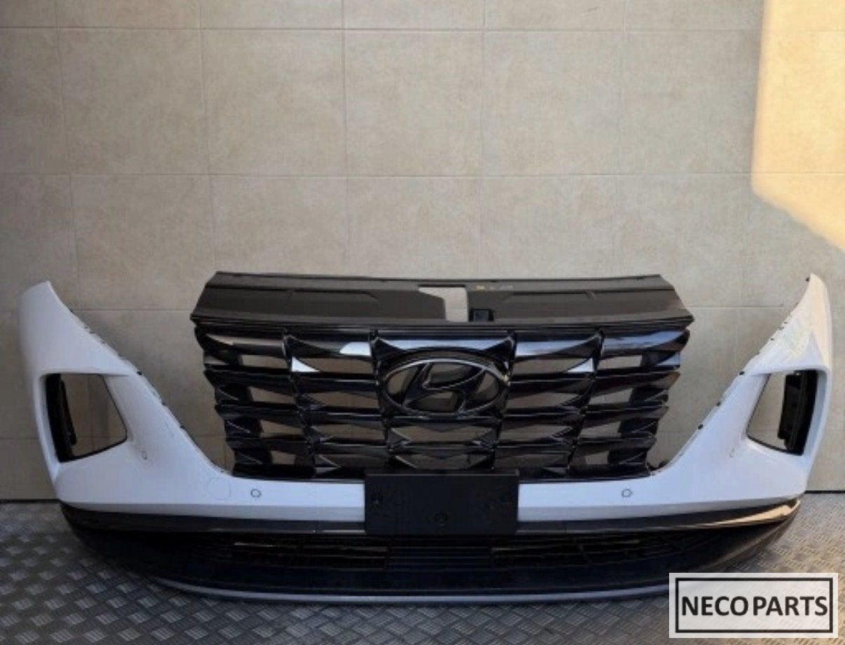 HYUNDAI TUCSON IV VOORBUMPER ORIGINEEL  ALLES LEVERBAAR!!!, Gebruikt, -, Ophalen of Verzenden, Achter