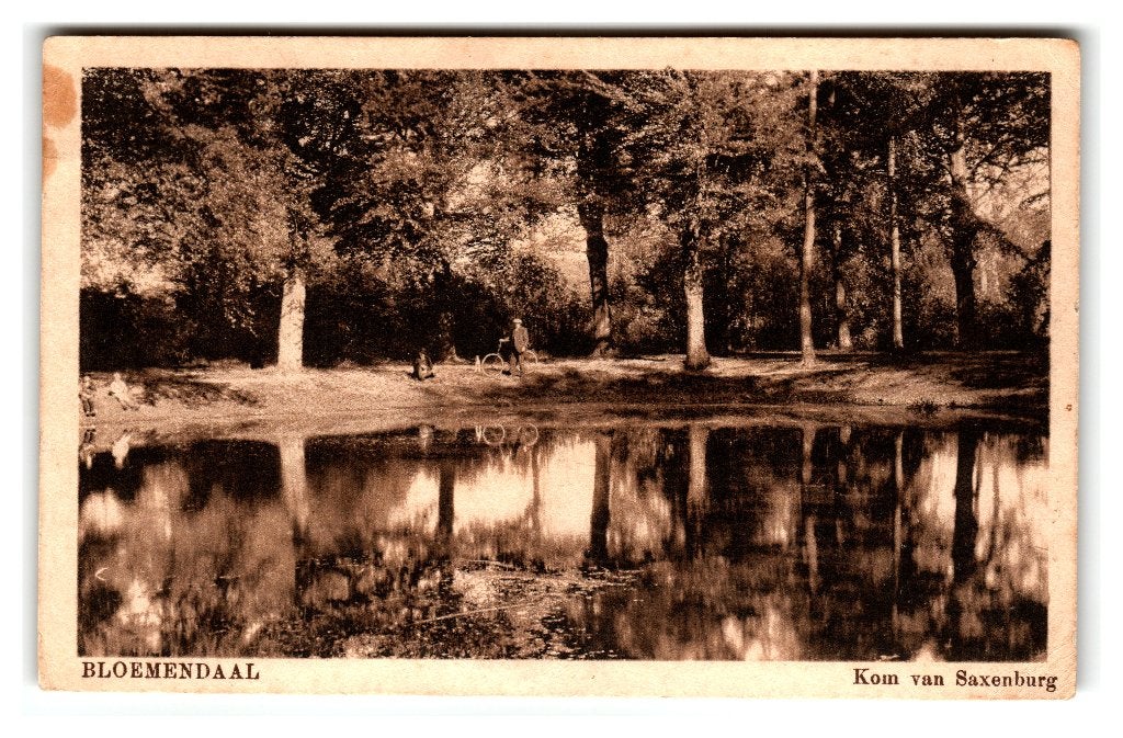 Bloemendaal, Kom van Saxenburg, Verzenden, 1920 tot 1940, Gelopen, Noord-Holland