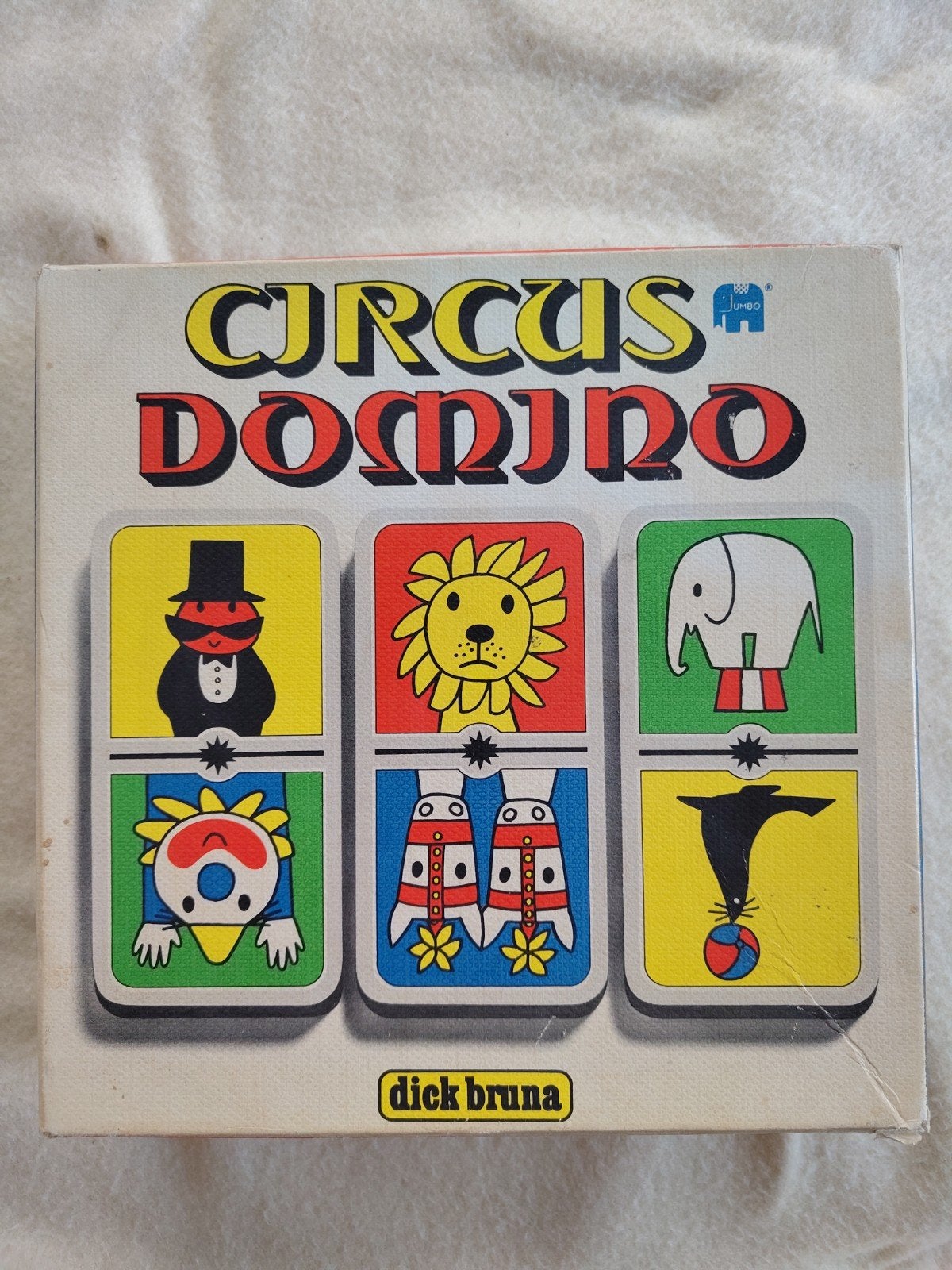 Vintage jumbo Dick Bruna domino, Ophalen of Verzenden, Gebruikt