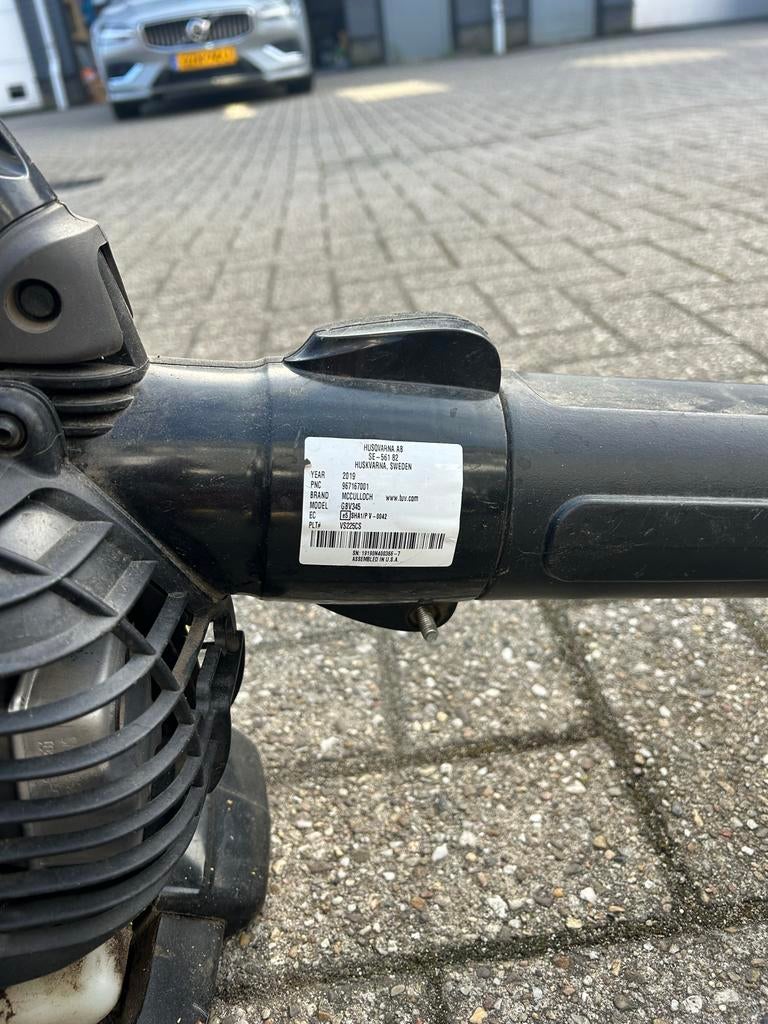 McCulloch GBV 345 Benzine Bladblazer - Krachtig en Betrouwba, Tuin en Terras, Ophalen, Gebruikt, Benzine, Handgedragen