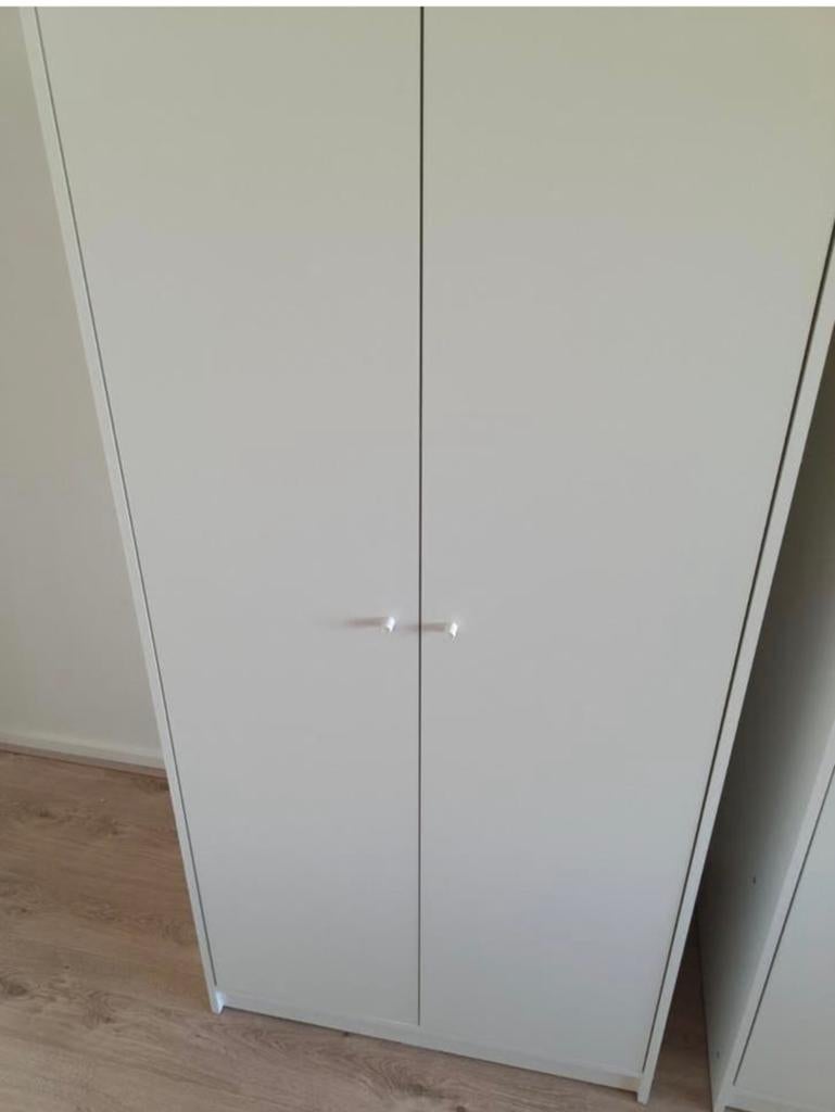 IKEA KLEPPSTAD Kledingkast - Wit, gedemonteerd, Huis en Inrichting, Kasten | Kledingkasten, Ophalen, Overige materialen, Gebruikt