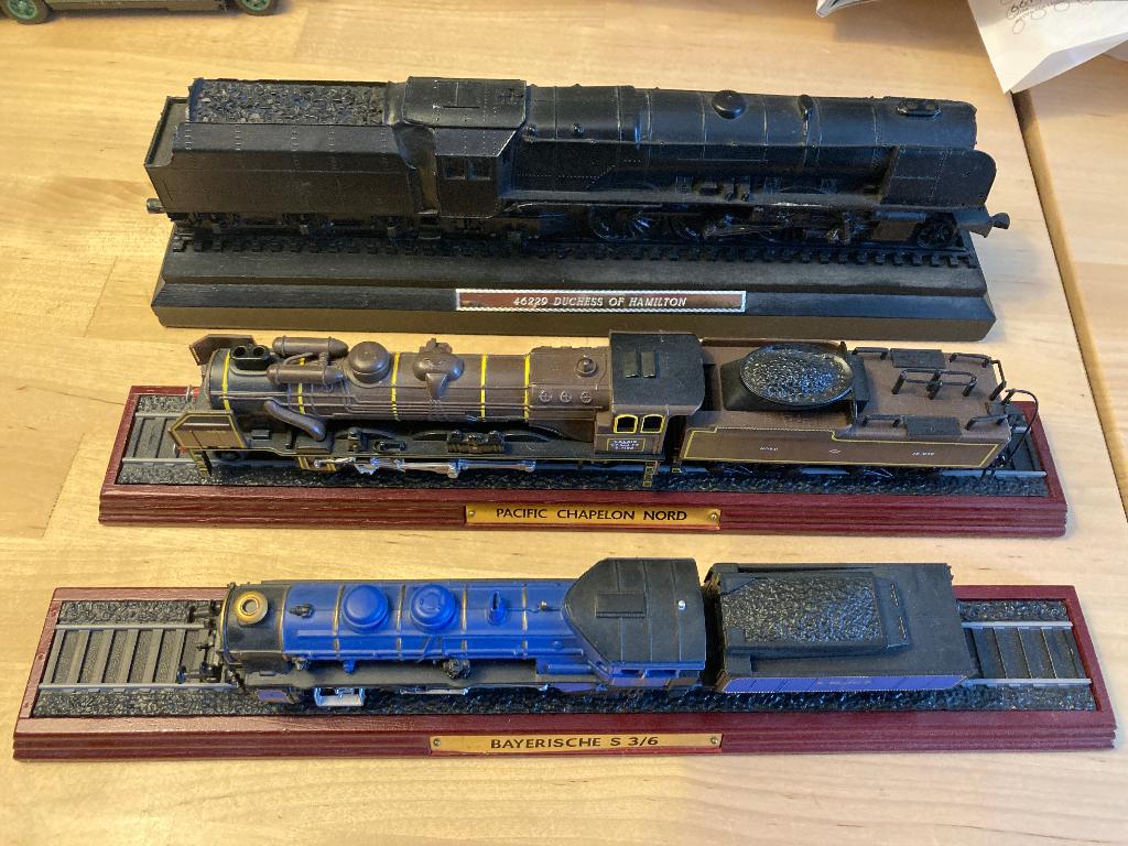 HO diorama loks, Hobby en Vrije tijd, Modeltreinen | H0, Overige merken, Gebruikt, Locomotief, Gelijkstroom of Wisselstroom