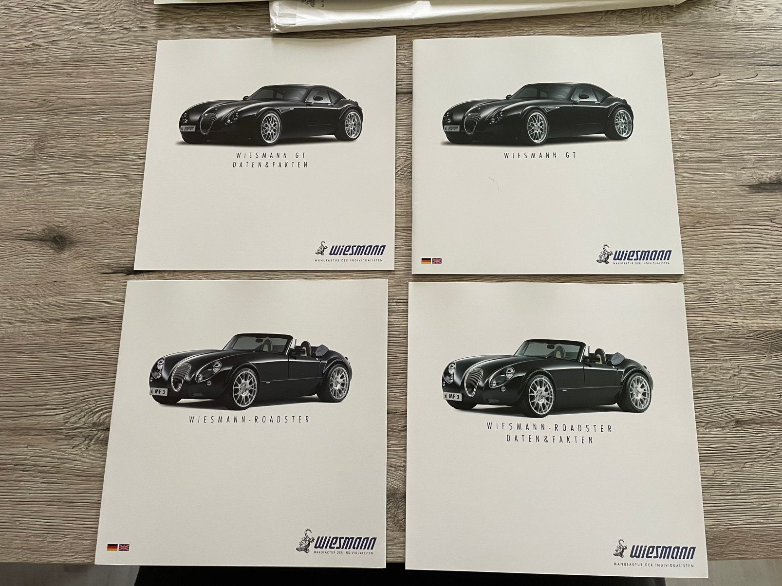 Wiesmann auto folders, Ophalen of Verzenden, Zo goed als nieuw