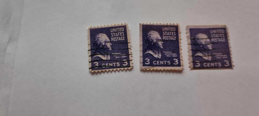 8012 usa thomas jefferson, Postzegels en Munten, Postzegels | Amerika, Verzenden, Noord-Amerika