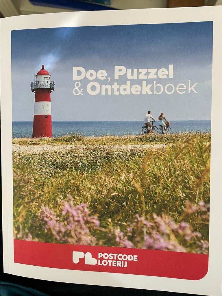 Doe, Puzzel & Ontdekboek Postcode Loterij, Ophalen of Verzenden, Nieuw