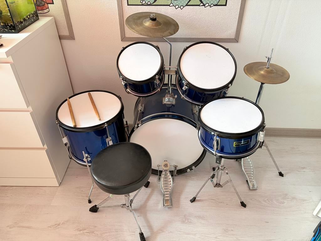 Hayman kinderdrumstel, Muziek en Instrumenten, Drumstellen en Slagwerk, Ophalen, Zo goed als nieuw, Overige merken