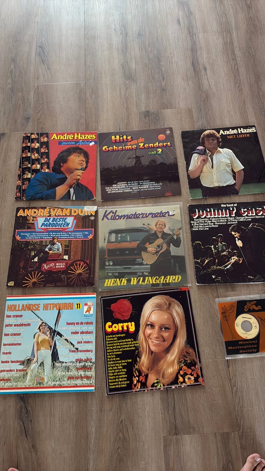 Kleine verzameling vinyl platen, LP, Gebruikt, Overige genres, Ophalen of Verzenden