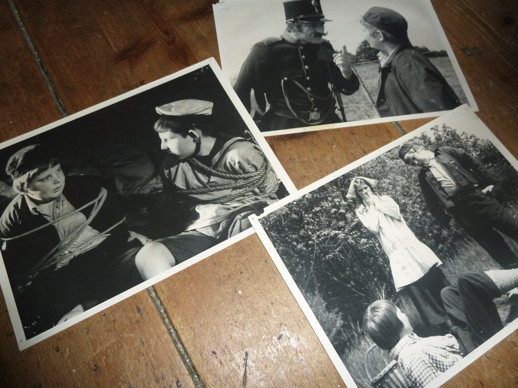 film 35mm bioscoop - Dik Trom - Dorpsgenoten 3x lobbycard, Audio, Tv en Foto, Filmrollen, Ophalen of Verzenden, 8mm film