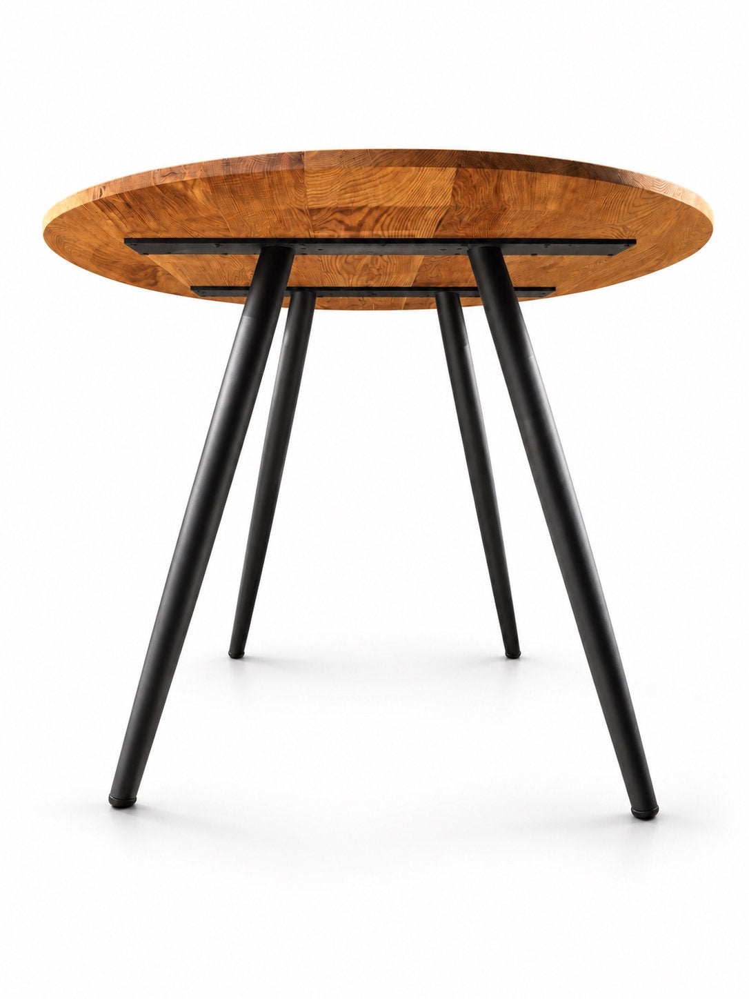 Foto 4 van Ronde eiken eettafel Ø120 cm