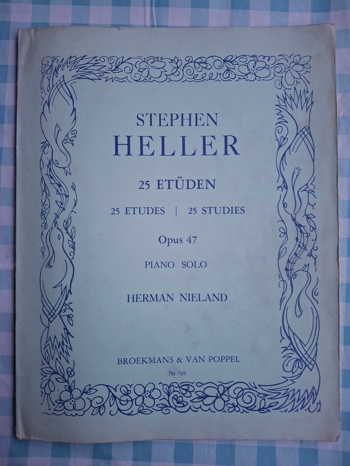 Stephen Heller - 25 Etüden Opus 47 voor Piano Solo, Gebruikt, Klassiek, Ophalen of Verzenden, Artiest of Componist