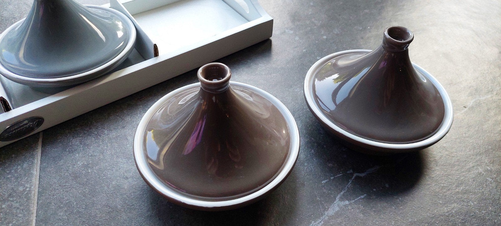 Tajine schalen (ongebruikt), Keramiek, Nieuw, Ophalen of Verzenden, Schaal of Schalen