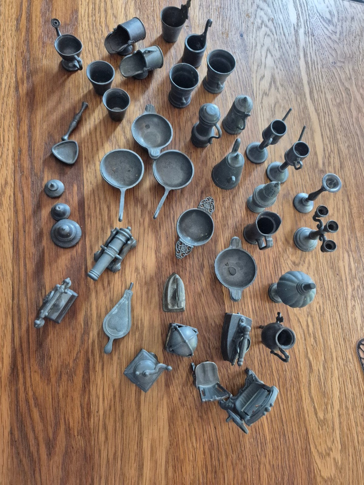 Tinnen miniaturen, Antiek en Kunst, Ophalen of Verzenden