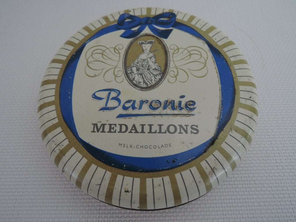 Baronie chocolade blikje, Verzamelen, Ophalen of Verzenden, Gebruikt, Overige, Overige merken