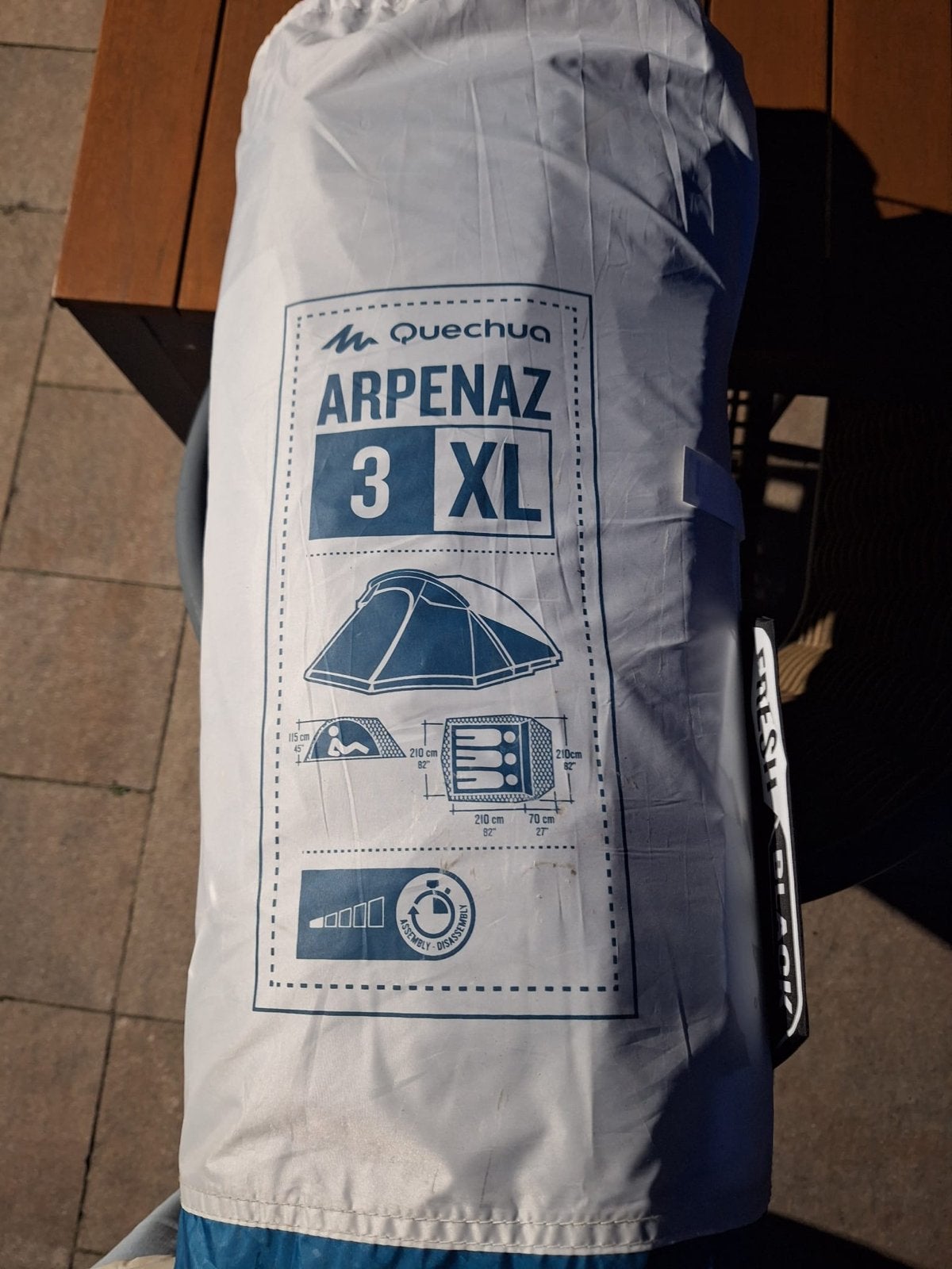 Quechua Arpenaz 3 XL Tent - Ideaal voor Kamperen, Ophalen, Zo goed als nieuw, Tot en met 3