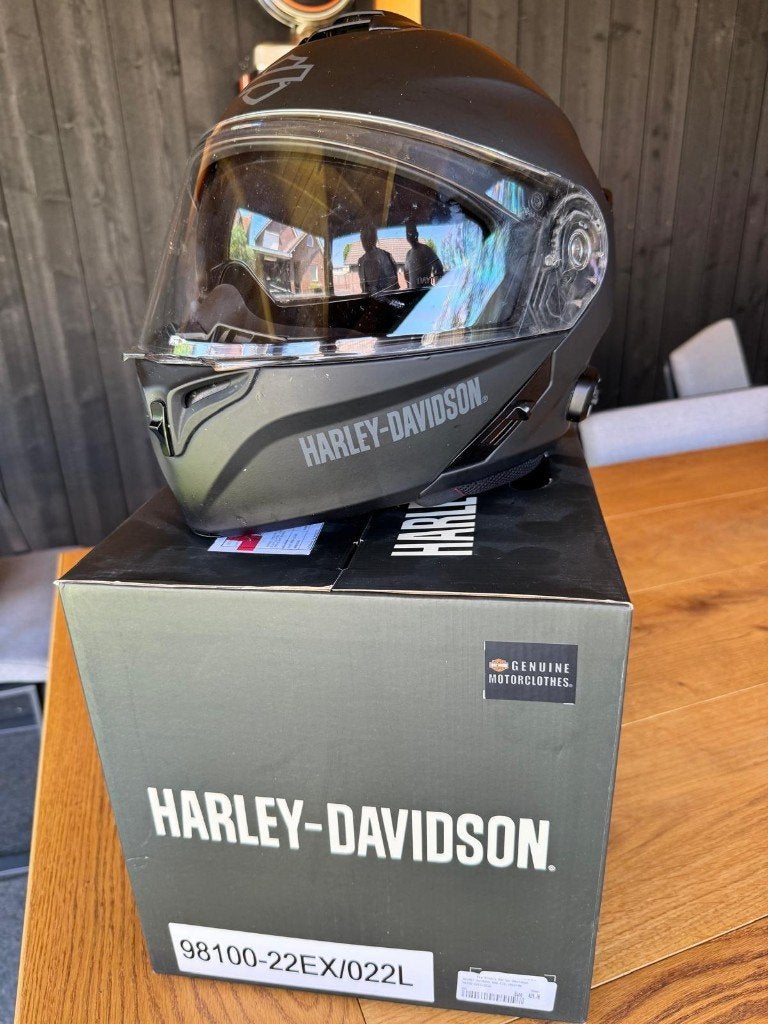 Harley Davidson Outrush mat-zwart Helm, Heren, Jethelm, XXL, Tweedehands